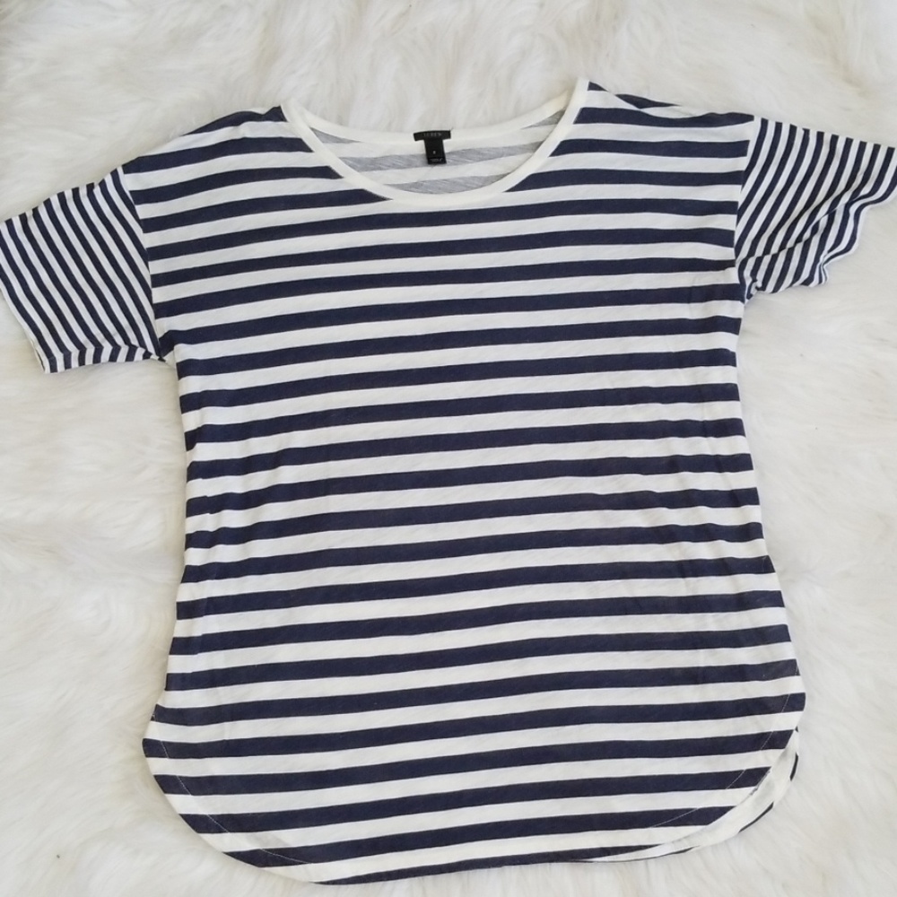 J.Crew striped short sleeves tee shirt. Size S - Picture 4 of 8